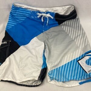 Rip Curl Blue and Gray Board Shorts